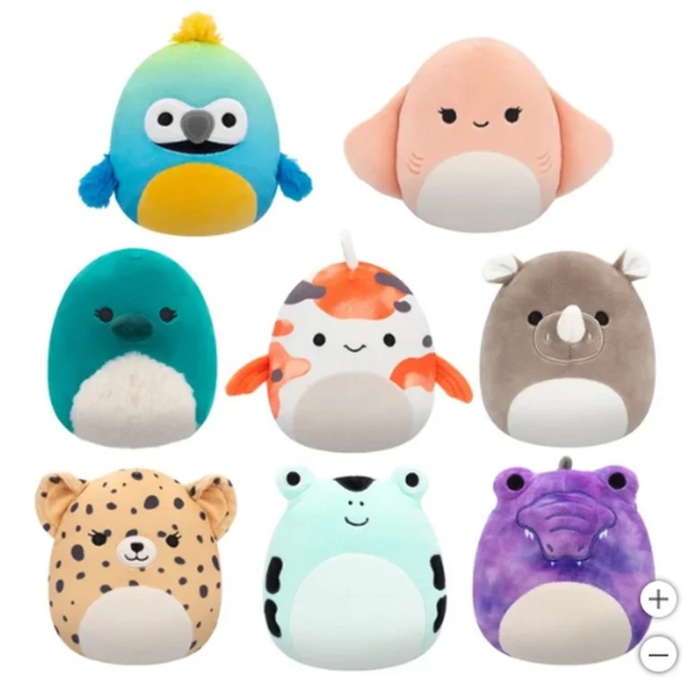 Squishmallow NIB 5” assorted box set🐸